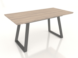 Table pliante Maryland 120-160 (chêne-noir)