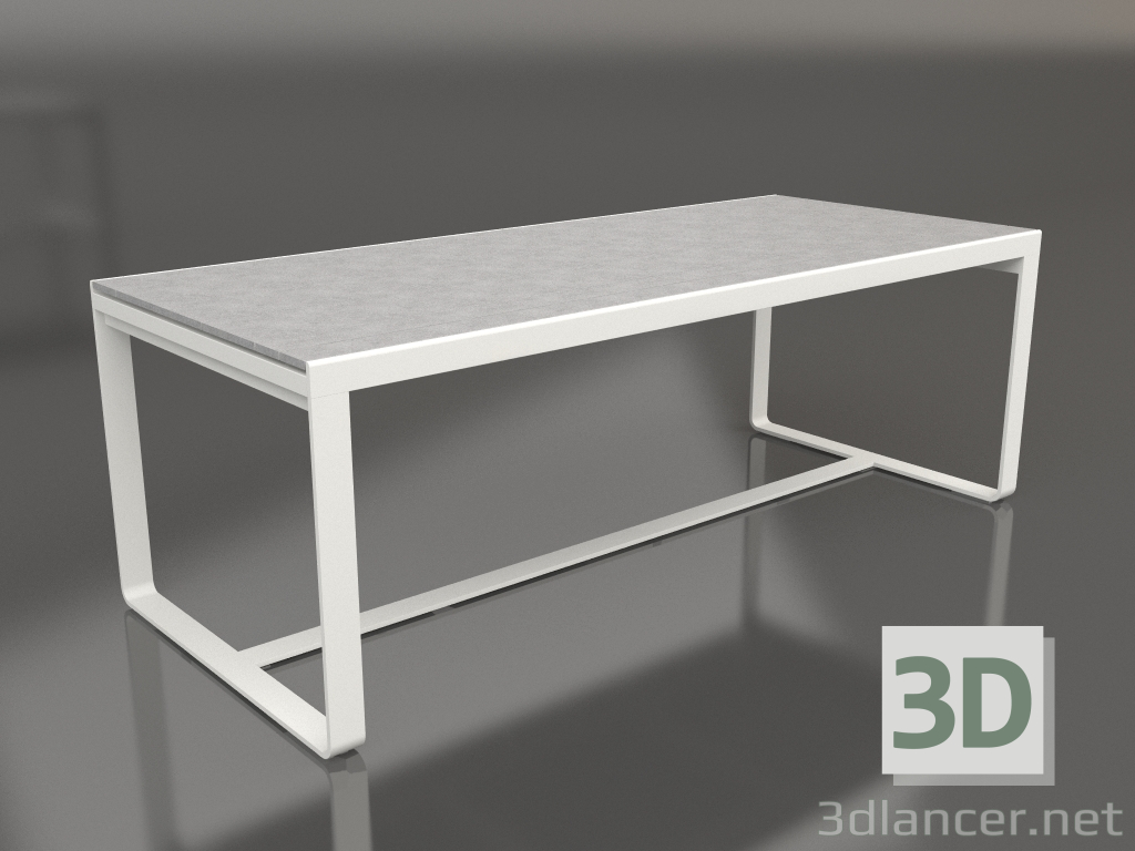 3d model Mesa de comedor 210 (DEKTON Kreta, gris ágata) - vista previa