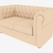 3D Modell Sofa 5 Chester (Doppel) - Vorschau