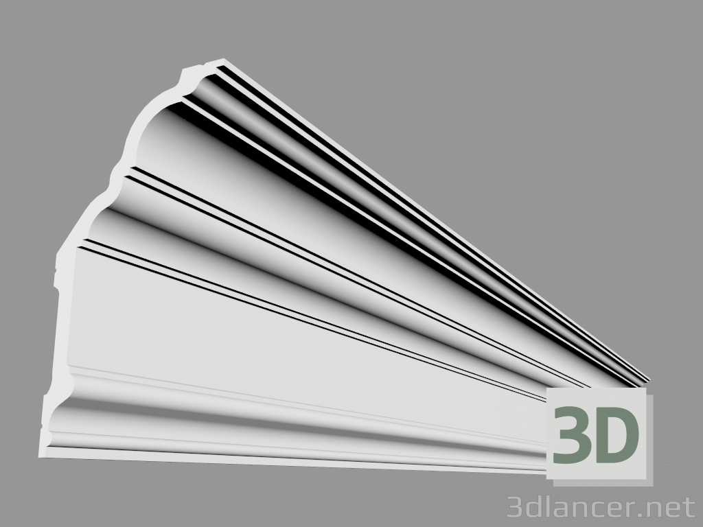 Modelo 3d Cornija C340 (200 x 25,6 x 13,5 cm) - preview