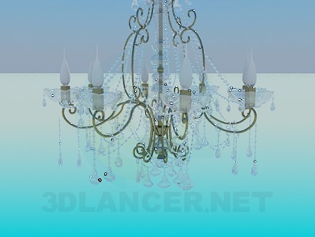 3d model Chandelier - preview