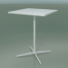 Modelo 3d Mesa quadrada 5520, 5540 (H 105 - 79x79 cm, branco, V12) - preview