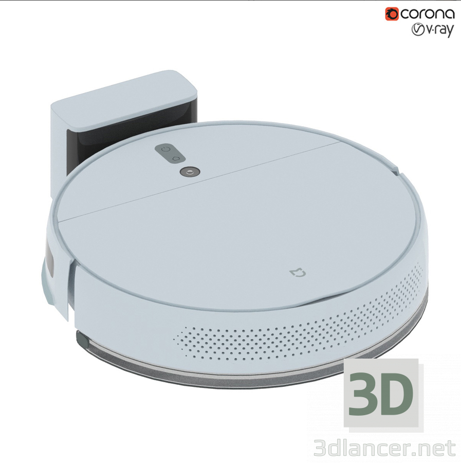 modello 3D di Aspirapolvere robot Xiaomi Vacuum Cleaner 1C comprare - rendering