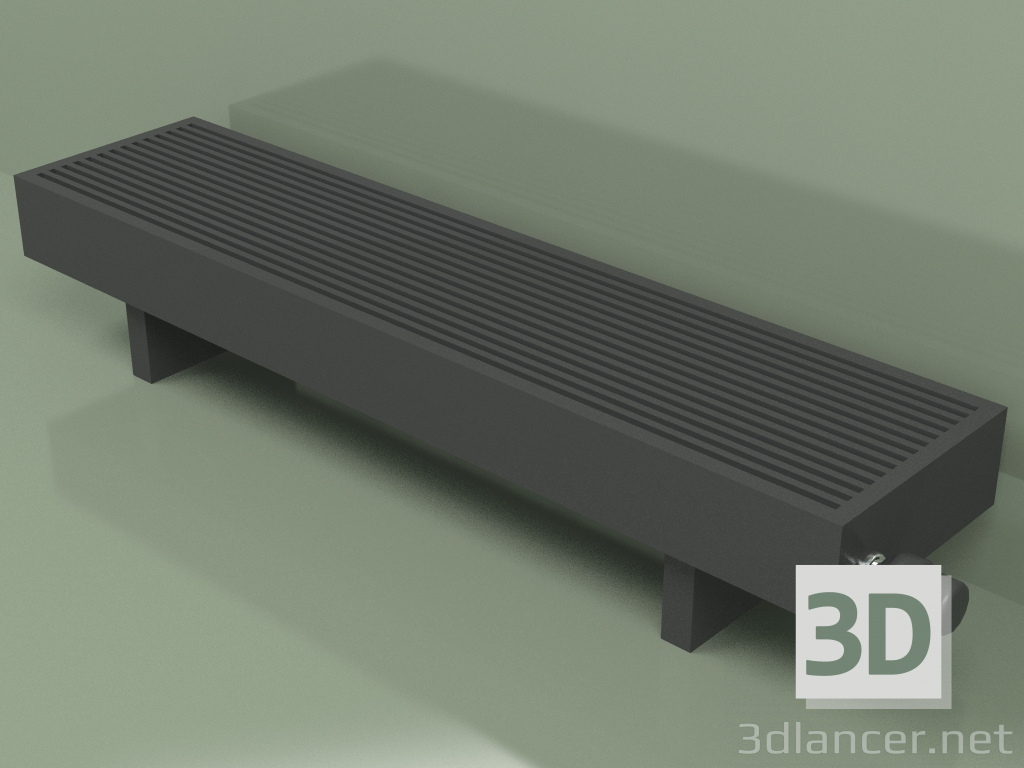 Modelo 3d Convector - Aura Basic (90x1000x236, RAL 9005) - preview