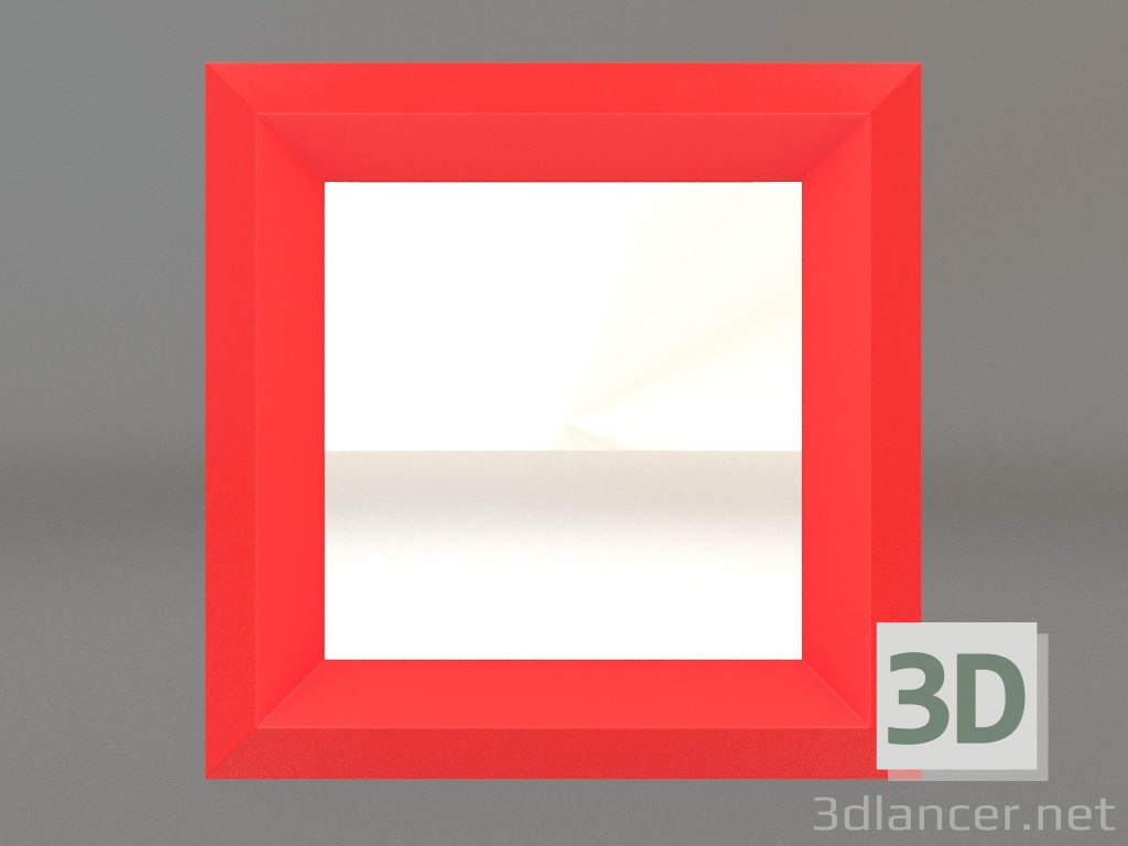 3d model Mirror ZL 06 (400х400, luminous orange) - preview