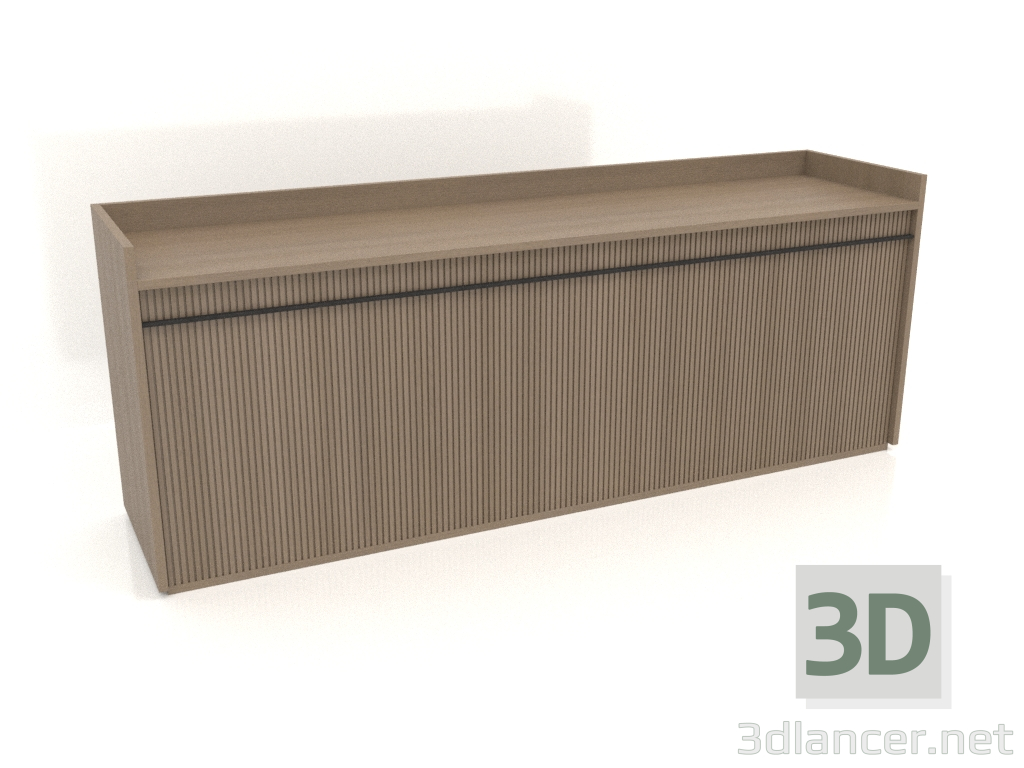 3D Modell Schrank TM 11 (2040x500x780, holzgrau) - Vorschau