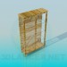 3d model Glazed bookcase - preview