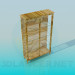 3d model Glazed bookcase - preview