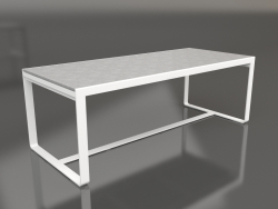 Mesa de jantar 210 (DEKTON Kreta, Branco)