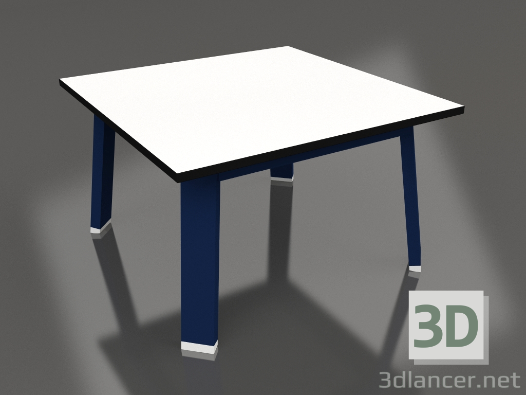 3D Modell Quadratischer Beistelltisch (Nachtblau, Phenolharz) - Vorschau