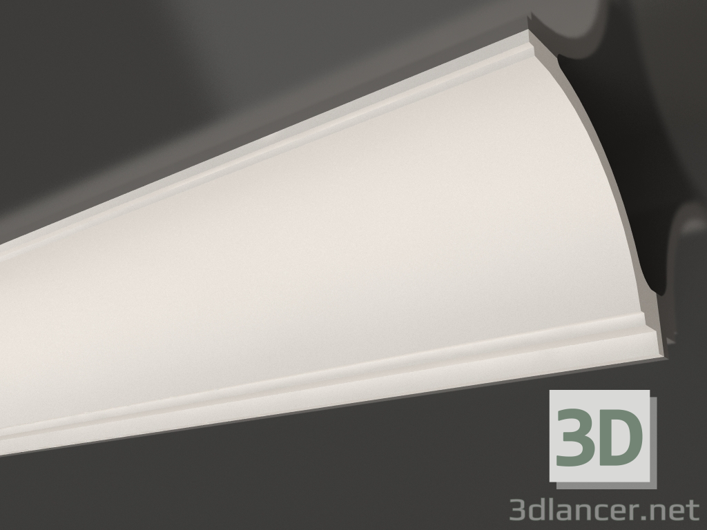 modello 3D Cornice soffitto in gesso alto KGP 015 (200x210) - anteprima