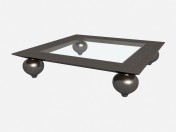 Coffee table round legs Traviata Z03