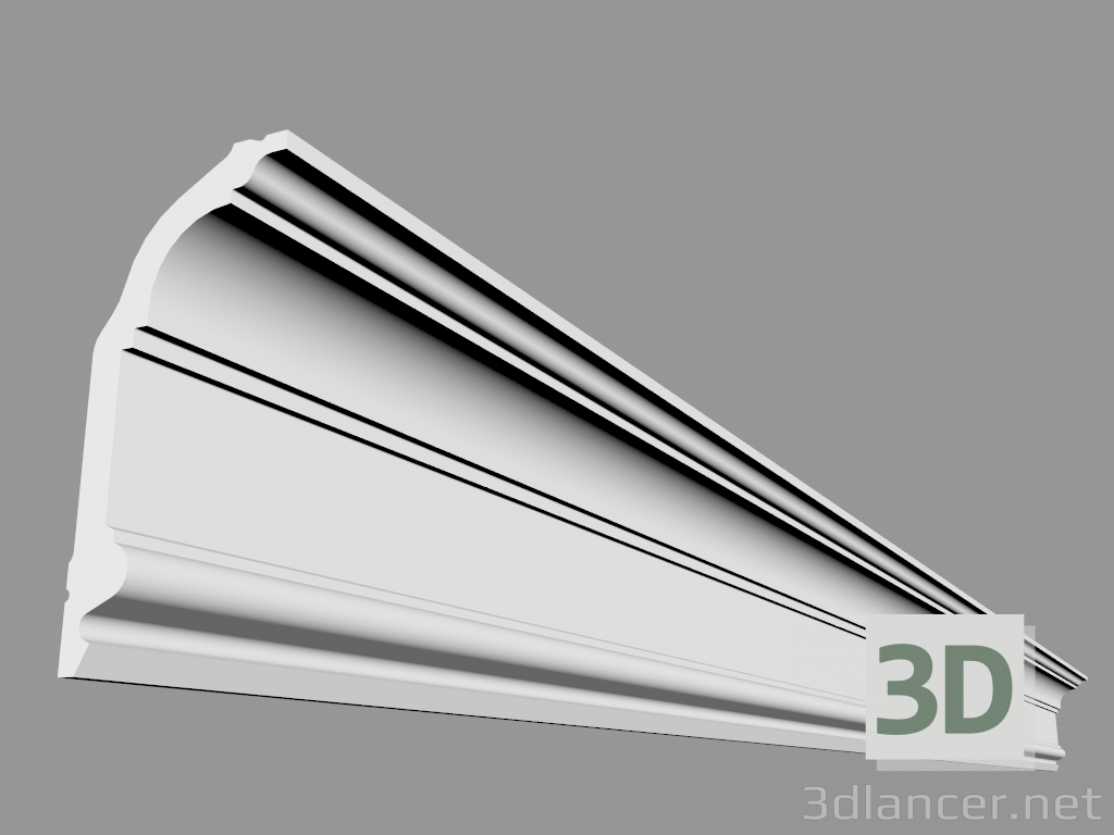 3d модель Карниз С339 (200 x 14.1 x 6.4 cm) – превью