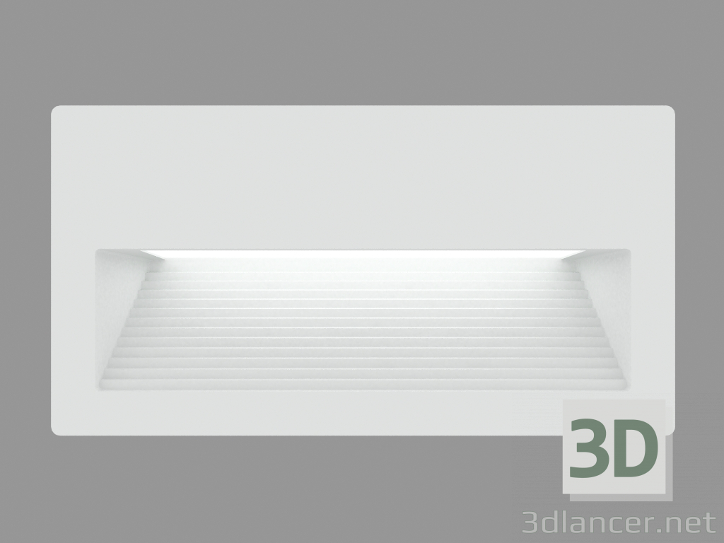 3d model Luminaria empotrable de pared EOS RECTANGULAR (S4615W) - vista previa