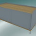 3d model Buffet Enfold (Bajo, Roble, Gris) - vista previa