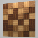 3d model Wooden mosaic_1 - preview