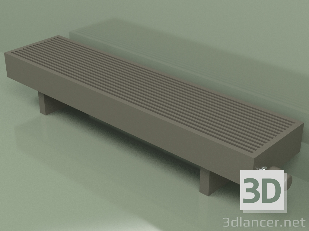 Modelo 3d Convector - Aura Basic (90x1000x236, RAL 7013) - preview