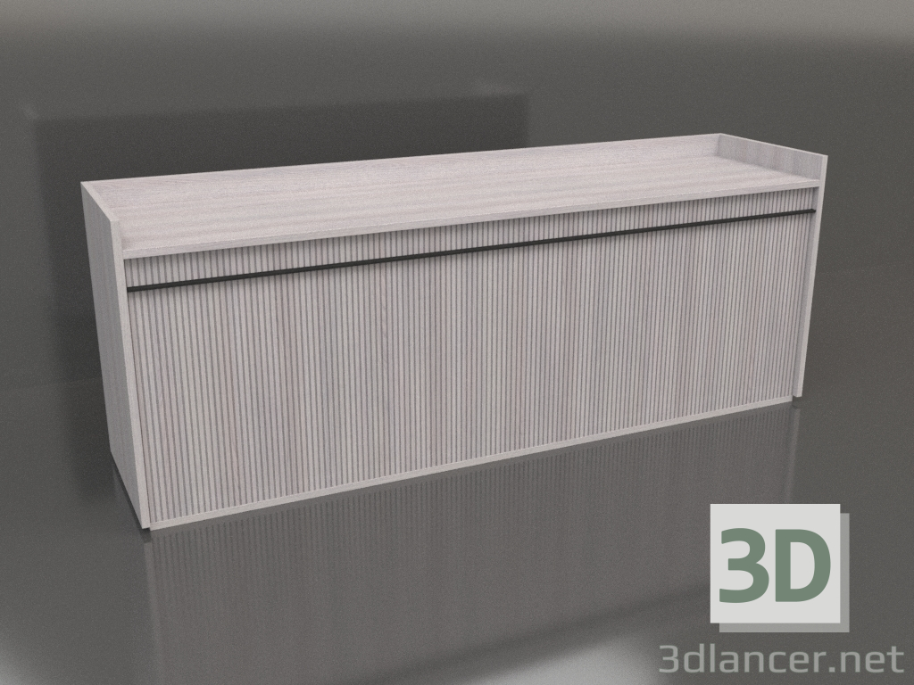 modello 3D Mobiletto TM 11 (2040x500x780, legno chiaro) - anteprima