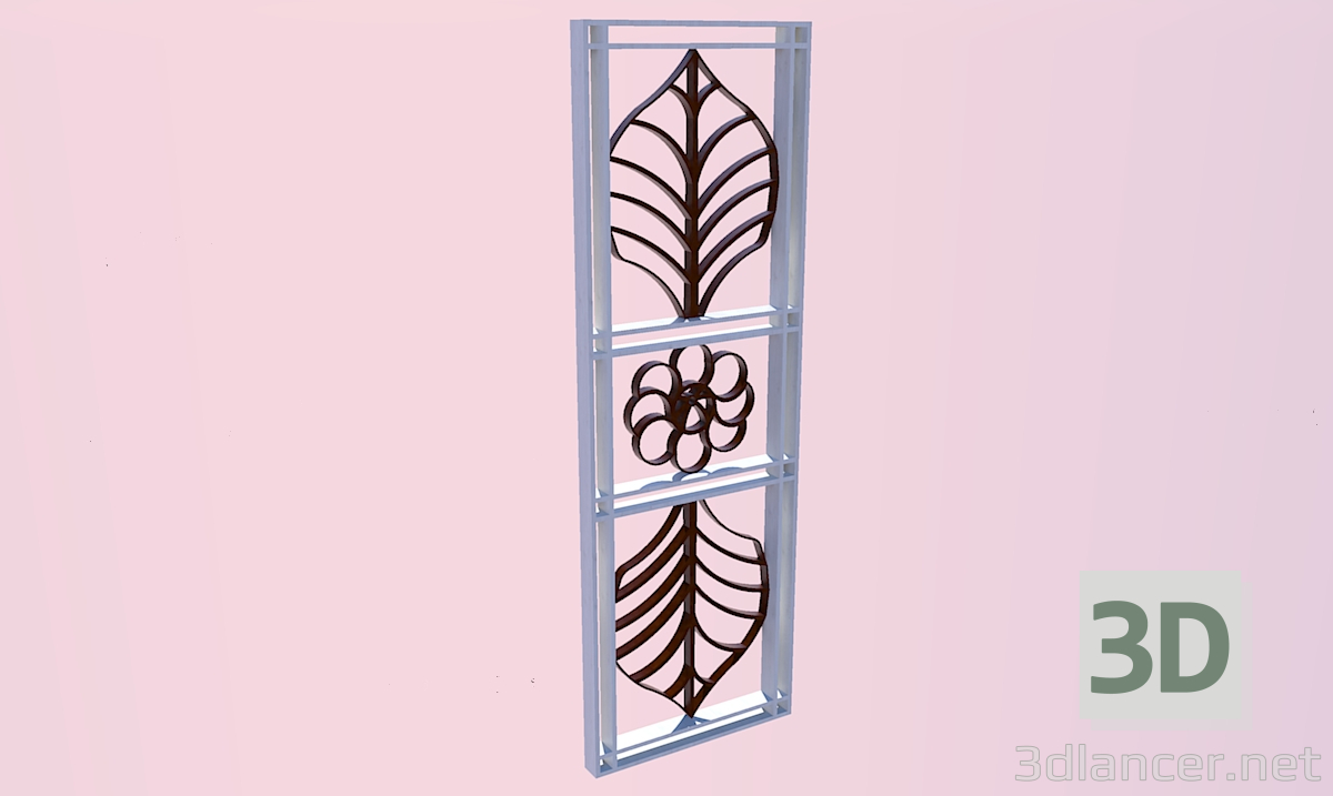 3d model Wood panel - preview