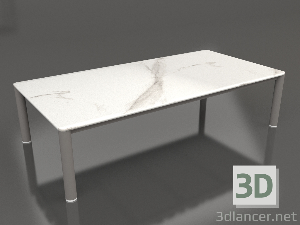 modello 3D Tavolino 70×140 (Grigio quarzo, DEKTON Aura) - anteprima