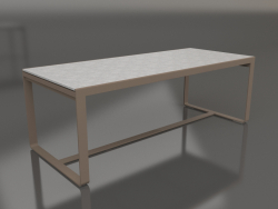 Table à manger 210 (DEKTON Kreta, Bronze)