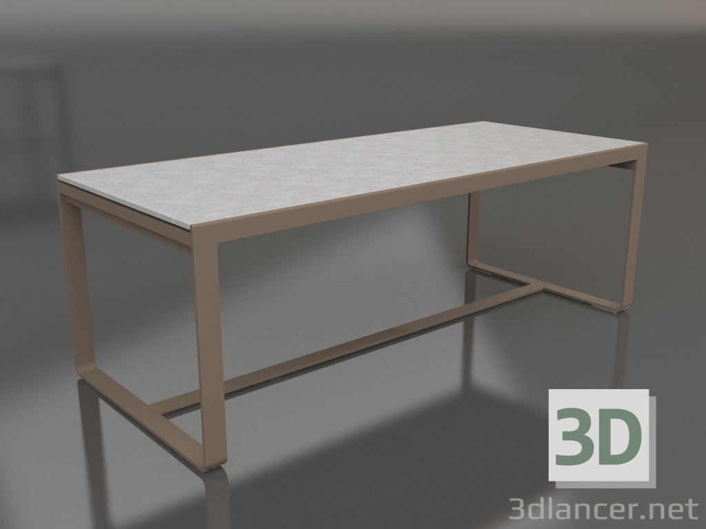 3D Modell Esstisch 210 (DEKTON Kreta, Bronze) - Vorschau