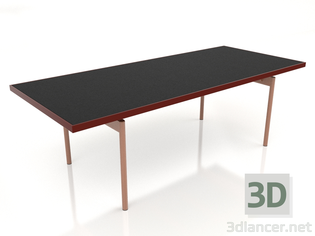 3d модель Стол обеденный (Wine red, DEKTON Domoos) – превью