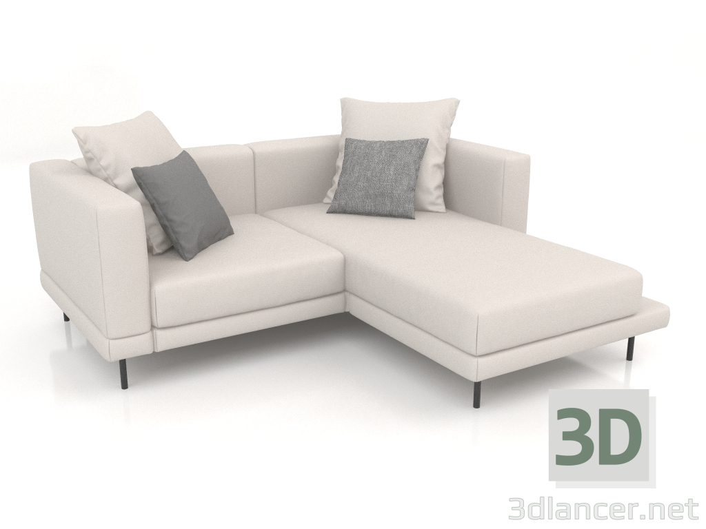 3D Modell Sofa Carol 1960 x 1800 (Hercules 21) - Vorschau