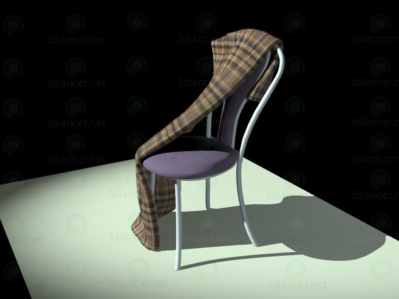 3d Violet chair model buy - render