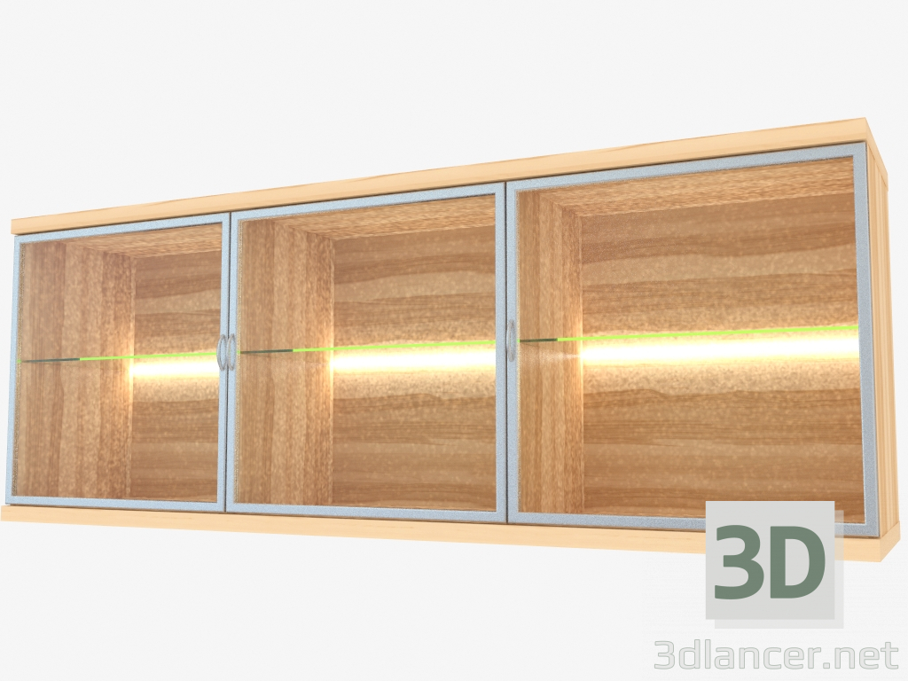 Modelo 3d Vitrine pendente de três secções (150-18-3) - preview