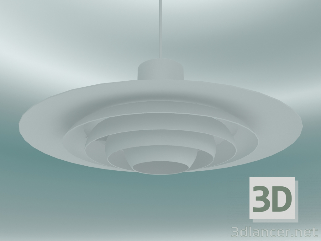 modèle 3D Suspension P376 (KF1, Ø47.5cm, H 19cm, Blanc) - preview