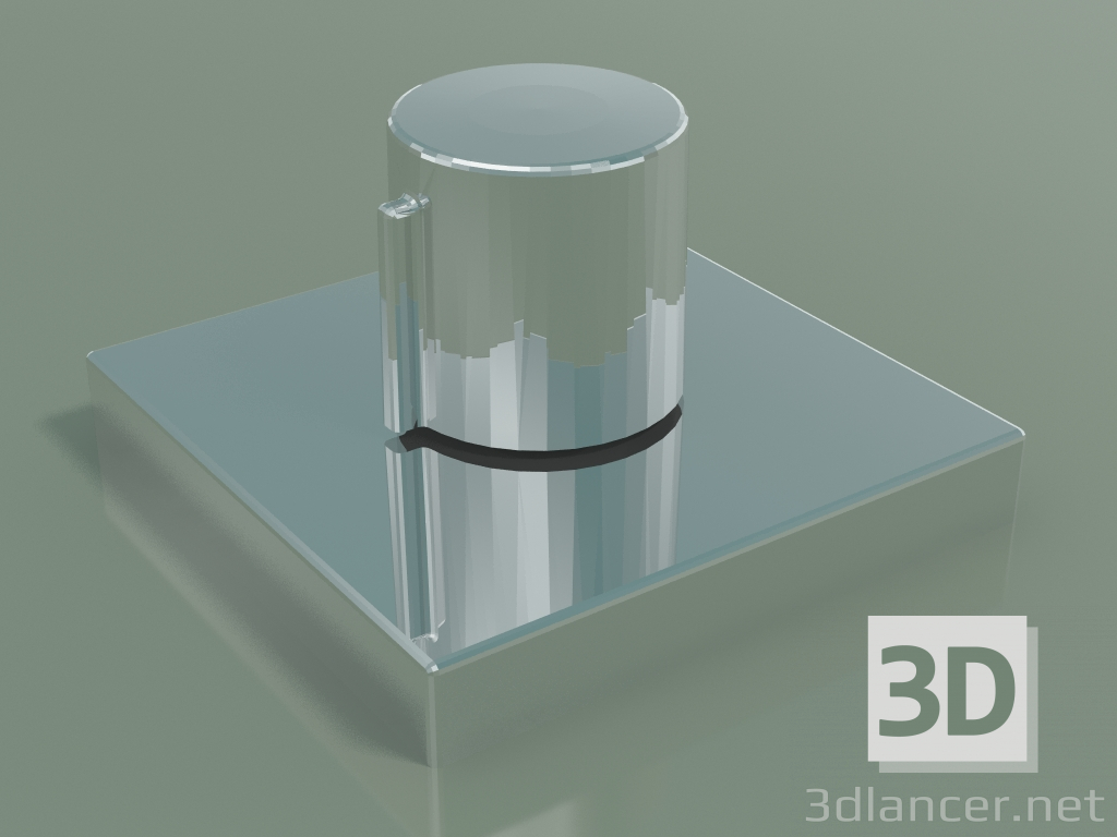 modèle 3D Bouton de réglage de l'eau chaude et froide (20,000 980-00) - preview