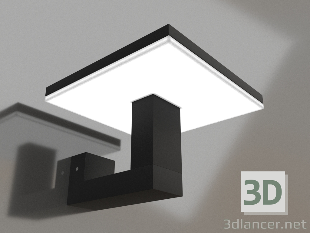 modèle 3D Lampadaire mural (6497) - preview