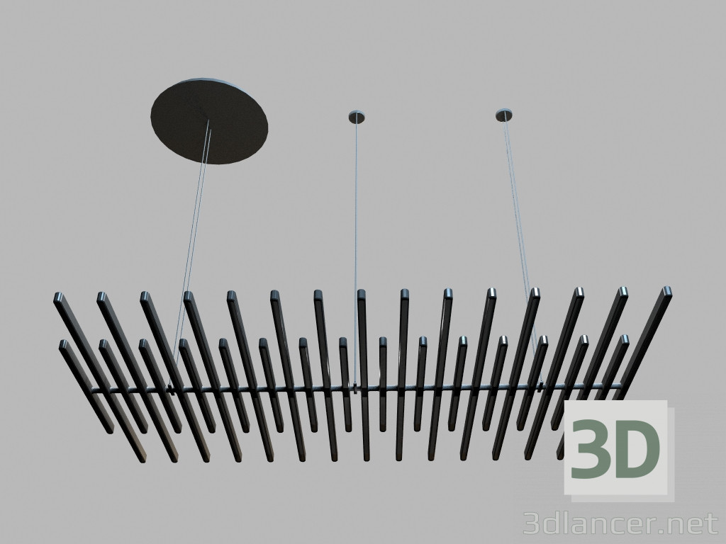 3D Modell 2132 Hängelampe - Vorschau