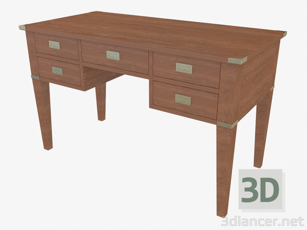 Modelo 3d Console com decoração - preview