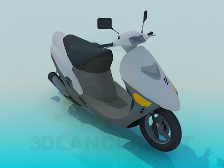 3d model vespa - vista previa