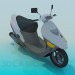 3d model vespa - vista previa