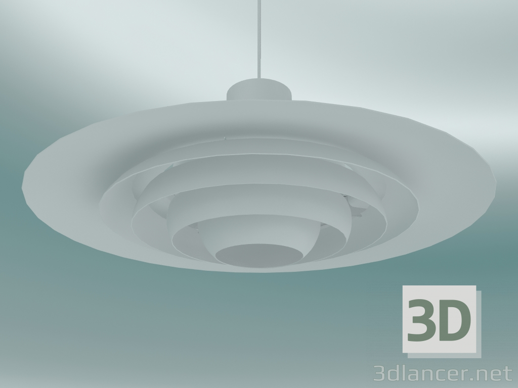 Modelo 3d Pendente P376 (KF2, Ø70cm, H 28cm, branco) - preview