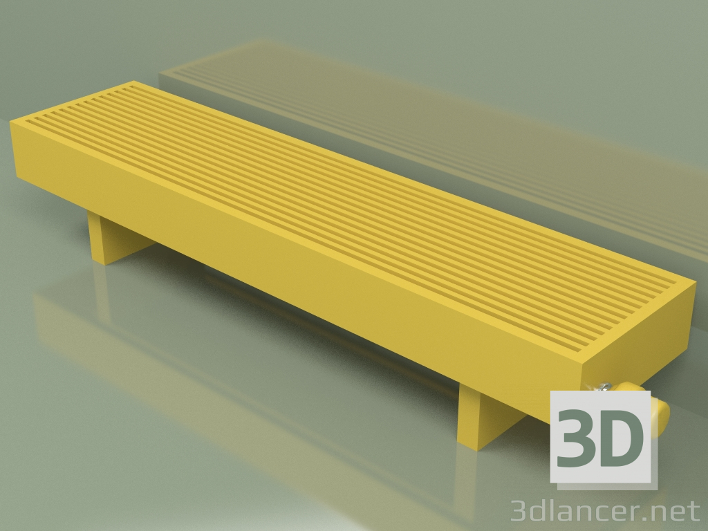 modèle 3D Convecteur - Aura Basic (90x1000x236, RAL 1012) - preview