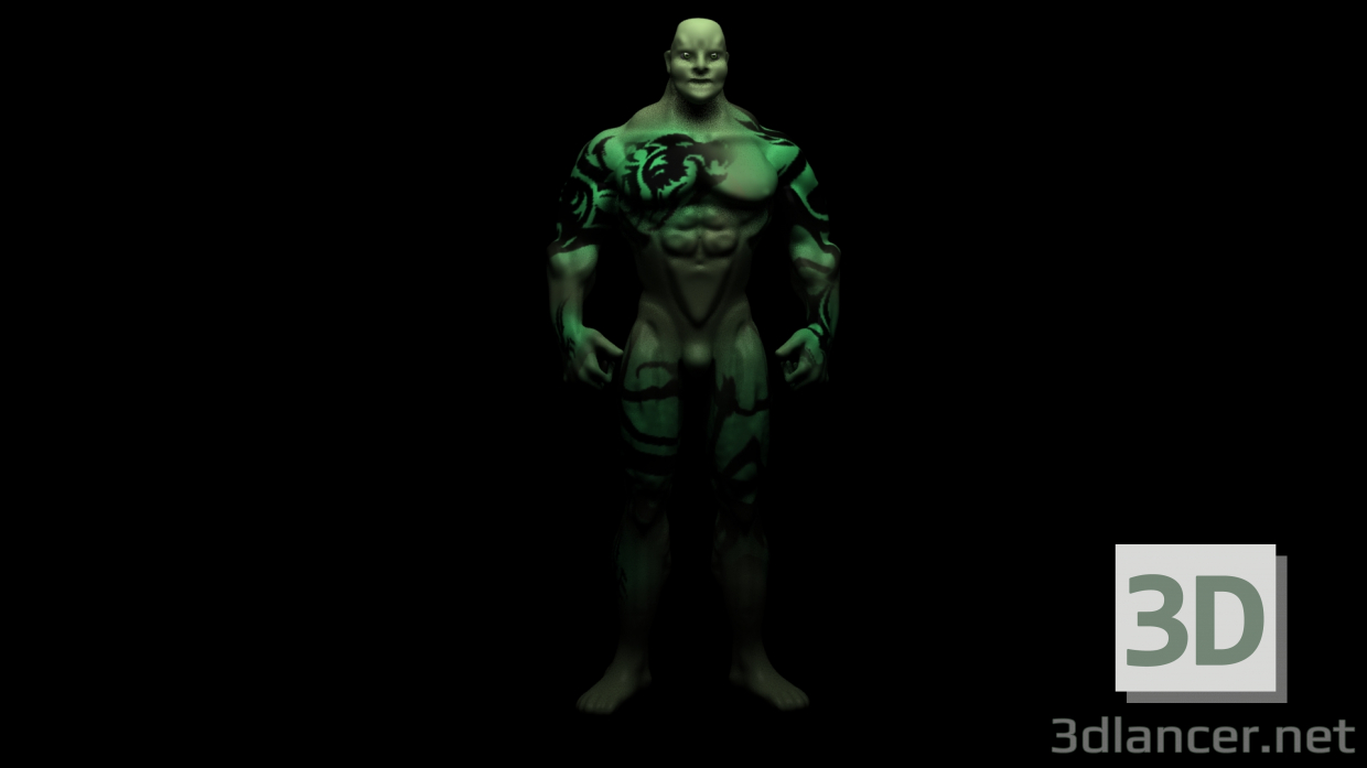 3d model Strongman - preview