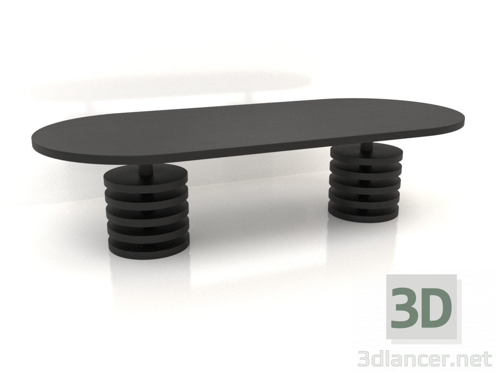 3d model Mesa de trabajo RT 03 (2932х1303х750, madera negra) - vista previa