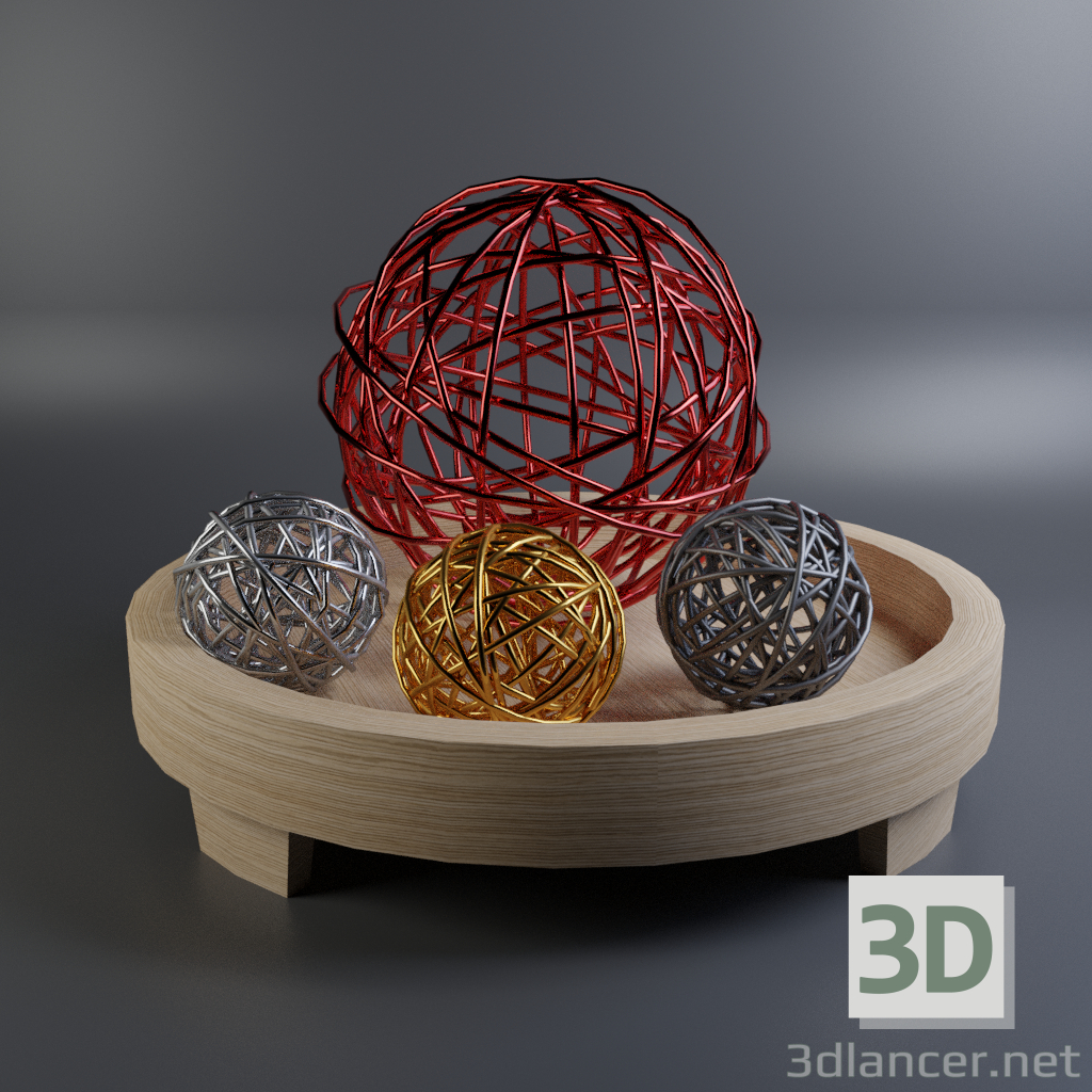 3D modeli Dekor - önizleme