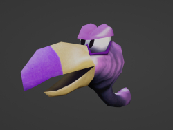 Master Necky from Donkey Kong Country Nintendo 64 Style