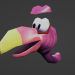 3d Master Necky from Donkey Kong Country Nintendo 64 Style model buy - render