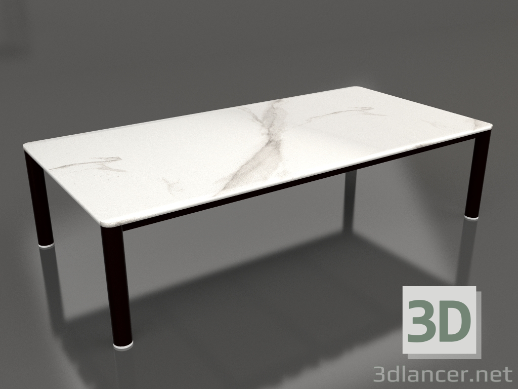 3d model Mesa de centro 70×140 (Negro, DEKTON Aura) - vista previa