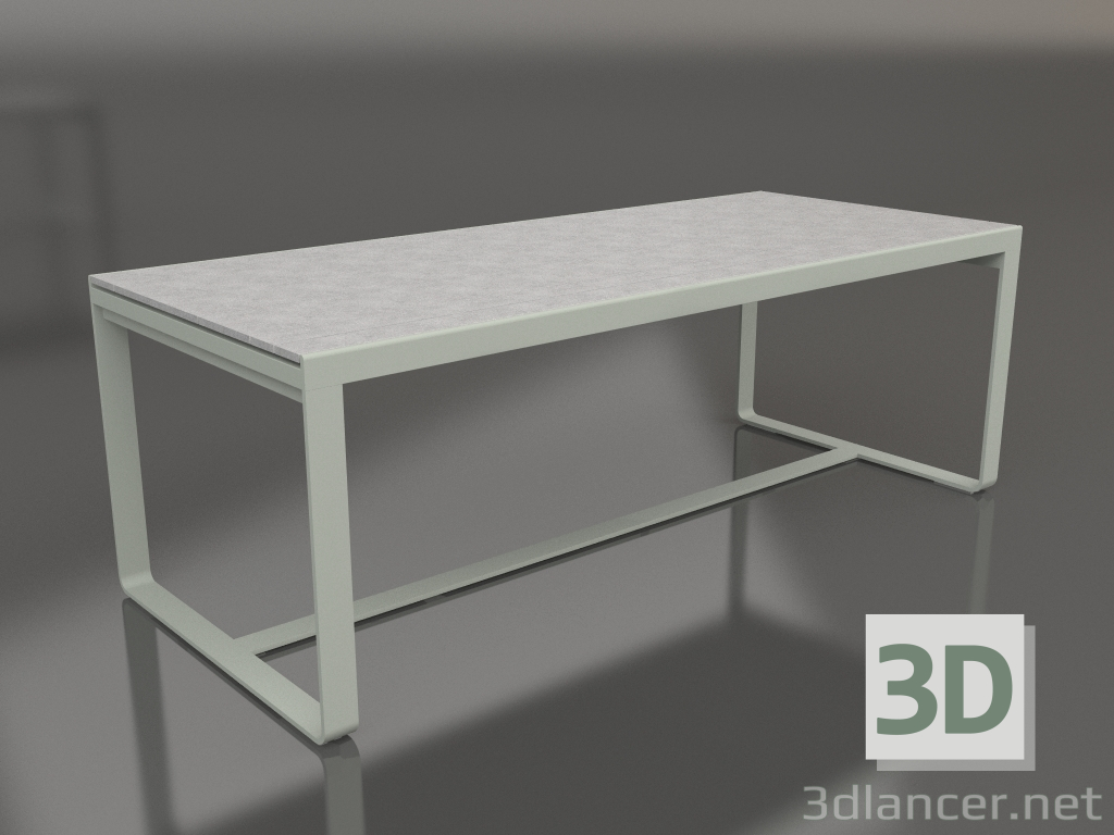 3d модель Стіл обідній 210 (DEKTON Kreta, Cement grey) – превью