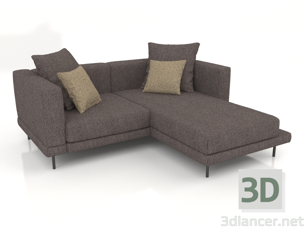 3D Modell Sofa Carol 1960 x 1800 (Phantom 1008) - Vorschau