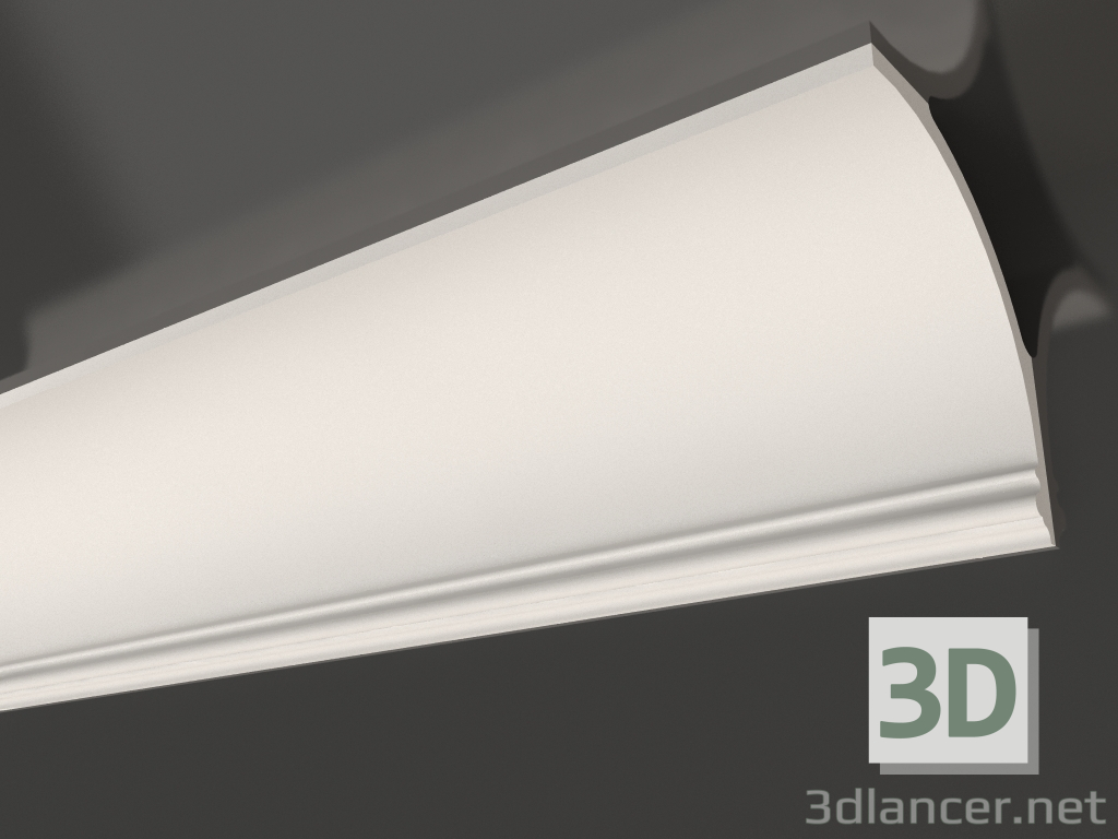 modello 3D Cornice soffitto in gesso alto KGP 017 1 (205x175) - anteprima