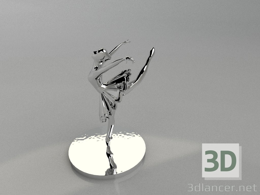 3d model statuette - preview