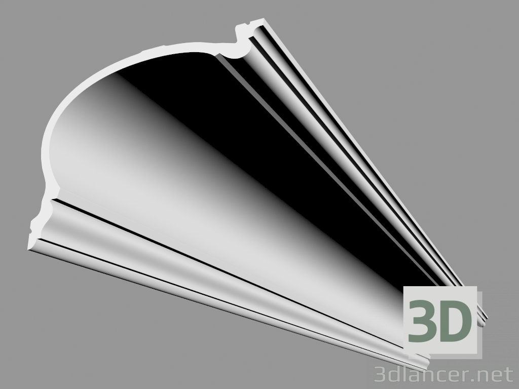 3d model Cornice C343 - Heritage (200 x 19 x 25 cm) - preview